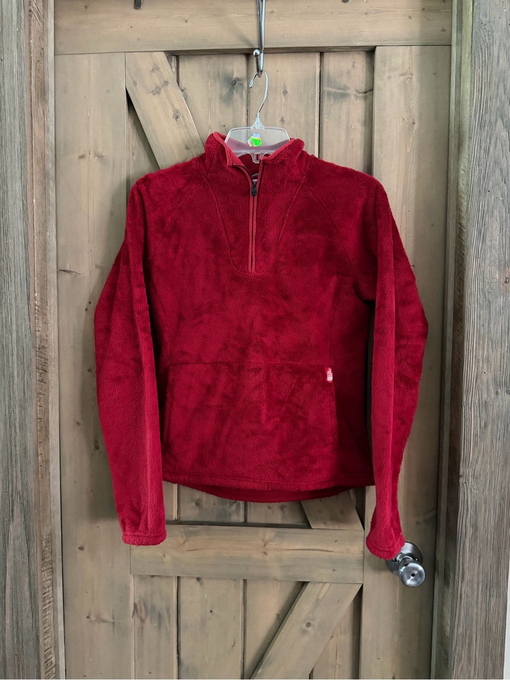 The North Face Jacket
Womens XS Red Quarter Zip
Anorak Pockets Pullover